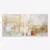 Quadro Abstract Golden Spots kit duas telas - loja online