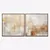 Imagem do Quadro Abstract Golden Spots kit duas telas