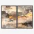 Quadro Elegant For Your Abstract kit duas telas - Wy Quadros Decorativos