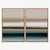 Quadro Peaceful Calm Abstract 1 kit duas telas