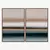 Imagem do Quadro Peaceful Calm Abstract 1 kit duas telas