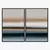 Quadro Peaceful Calm Abstract 1 kit duas telas - Wy Quadros Decorativos