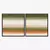 Quadro Peaceful Calm Green kit duas telas - Wy Quadros Decorativos