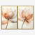 Quadro Translucent Flowers kit duas telas - comprar online