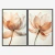 Quadro Translucent Flowers kit duas telas - Wy Quadros Decorativos