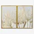 Quadro Dente-de-Leão Gotas Elegantes kit duas telas