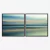 Quadro Mar e o Horizonte Abstrato kit duas telas - loja online