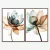 Quadro Flores em Tons kit duas telas