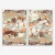 Quadro Peachy Abstract por Karine Tonial kit duas telas - loja online