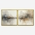 Quadro Abstrato Moderno 1 kit duas telas