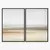 Quadro Calm Neutral Tones kit duas telas - Wy Quadros Decorativos