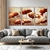 Quadro Flores Paint kit três telas - comprar online
