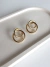 Brinco Elo Duplo Frontal - Gold na internet