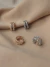 Piercing Fake Duplo Cravejado - Cristal