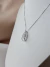 Colar Gota Maxi Cristal - Ródio - Vítreo Joias