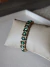 Pulseira Elástico Verde - Dourada - comprar online