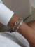 Bracelete Riviera Elo - Ródio - comprar online