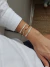 Bracelete Ondulado Ponto Luz - Vítreo Joias