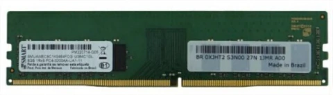 Pente Memoria 8 GB 240 pinos UDIMM DDR4 PC4-25600 3200 Mhz SME4WEC8C1K0472FCG 08W1KG