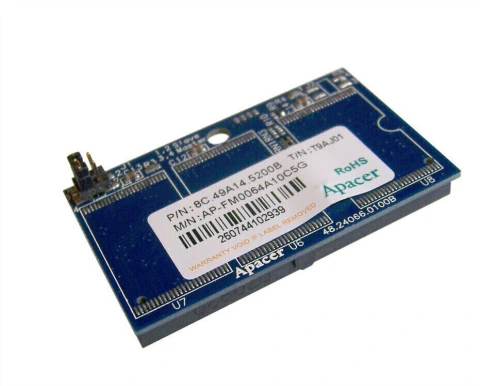 Flash Apacer 512MB 81.49014.5200B T9AJ01 44 pines IDE AP-FM0064A10C5G