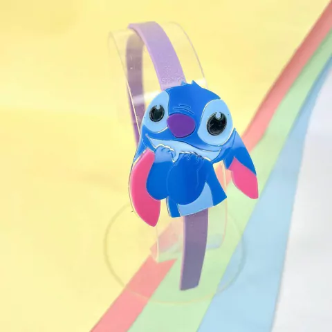 Tiara acrílica Lilo & Stitch - comprar online