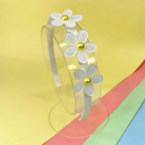 Tiara acrílica flor - comprar online