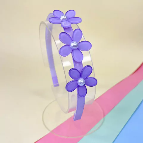 Tiara acrílica flor - comprar online