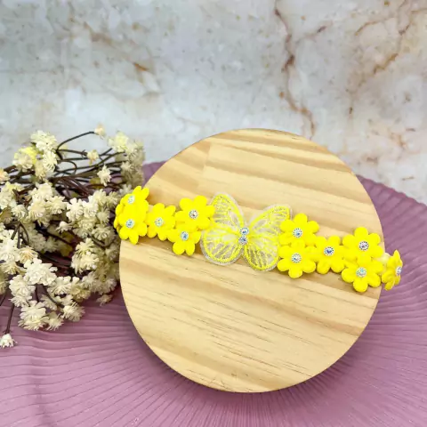 Faixa de bebê borboleta
