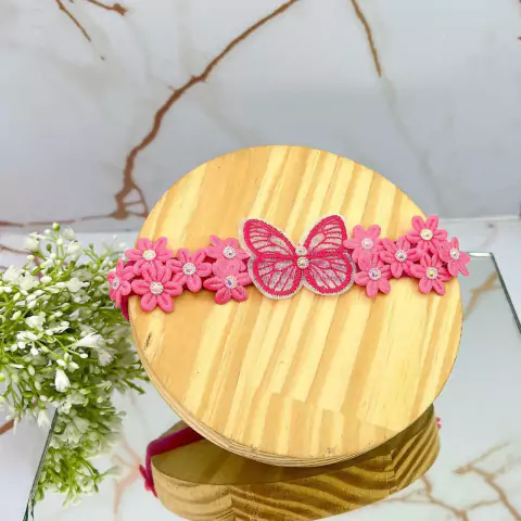 Faixa de bebê borboleta