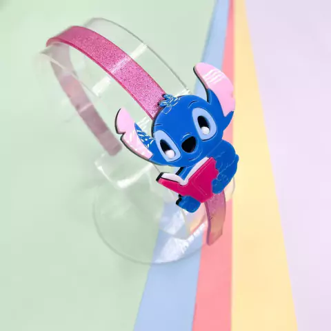 Tiara acrílica Lilo & Stitch