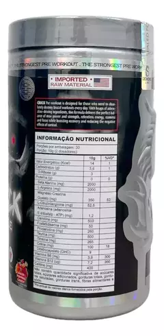 Pré Treino Crack Carniure 300g Demons Lab Pré Workout Sabor - YELLOW MADNESS - comprar online