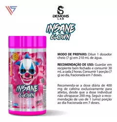 Suplemento em Pó Insane Clown 350g Demons Lab Tutti Frutii - comprar online