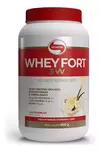 Whey Protein Vitafor Whey Fort 3W 900g Sabor BAUNILHA