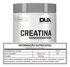 Creatina Dux Monohidratada 300g - 100% Pura - Yamato Produtos Naturais