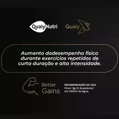 Creatina Monohidratada 300g Qualy Nutri 100% Pura Performance - comprar online