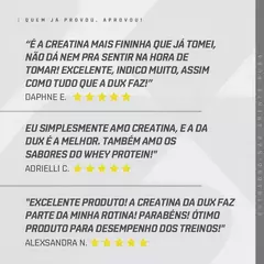 Creatina (100% Creapure) - Pote 100g Dux Nutrition Sem sabor Tamanho Natural