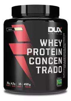Whey Protein Concentrado - 450g Dux Nutrition Sabor Baunilha