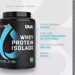Whey Protein Isolado Pote 900g Dux Nutrition Sabor Doce De Leite - comprar online