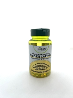 ÓLEO DE CÁRTAMO COM VITAMINA E - 1000MG - 60 CAPS