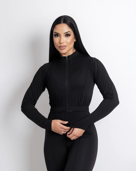 Casaco Cropped Bia - comprar online