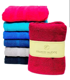 JUEGO DE TOALLON Y TOALLA FRANCO VALENTE LINEA PESADA - - comprar online