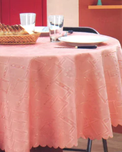 Manteles Yabell Jacquard Liso Antimanchas - Articulo 1102 - BlancoLati