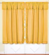 JUEGO DE CORTINAS ROMANTICAS CORTAS DE TROPICAL MECANICO MEDIDA DE CADA PAÑO 1,50 X 1,50 C/U.