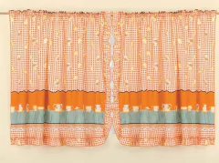 Juego de cortinas de cocina estampadas. Diversos diseÐos y colores - Articulo 401