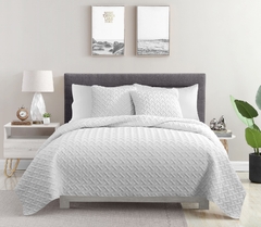 COVER LISO 2 1/2 PL./QUEEN MICROMATELASEADO CON 2 FUNDAS DE ALMOHADON - comprar online