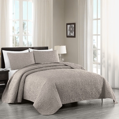 COVER LINEA REAL KING SIZE CON 2 FUNDA DE ALMOHADON