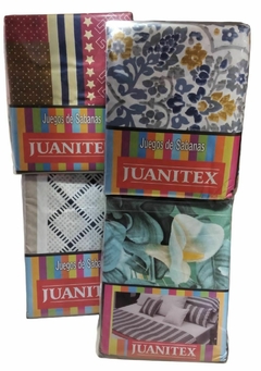 JUEGO DE SABANAS COMPLETO DE 1 1/2 PLAZAS, 3 PIEZAS - comprar online