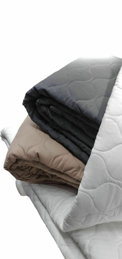 COVER 2 1/2 PLAZAS LISO DOBLE FAZ en internet