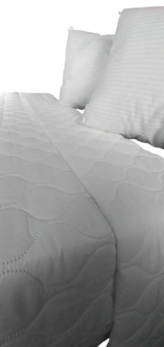 COVER 2 1/2 PLAZAS LISO DOBLE FAZ - tienda online