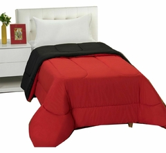 ACOLCHADOS DE 1 1/2 PLAZAS LISOS DOBLE FAZ - tienda online